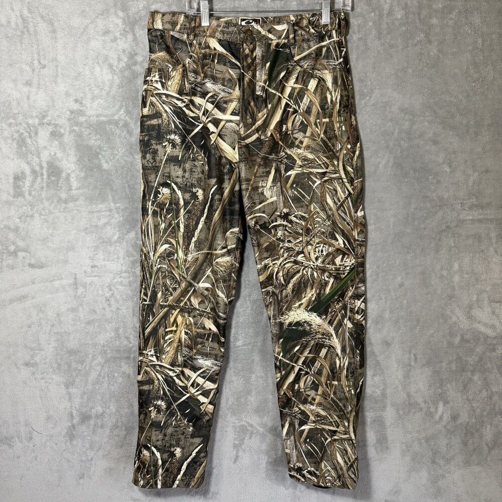 Drake Waterfowl Systems Pants Men M Fleece Lined Realtree Max 5 Camo Hunting